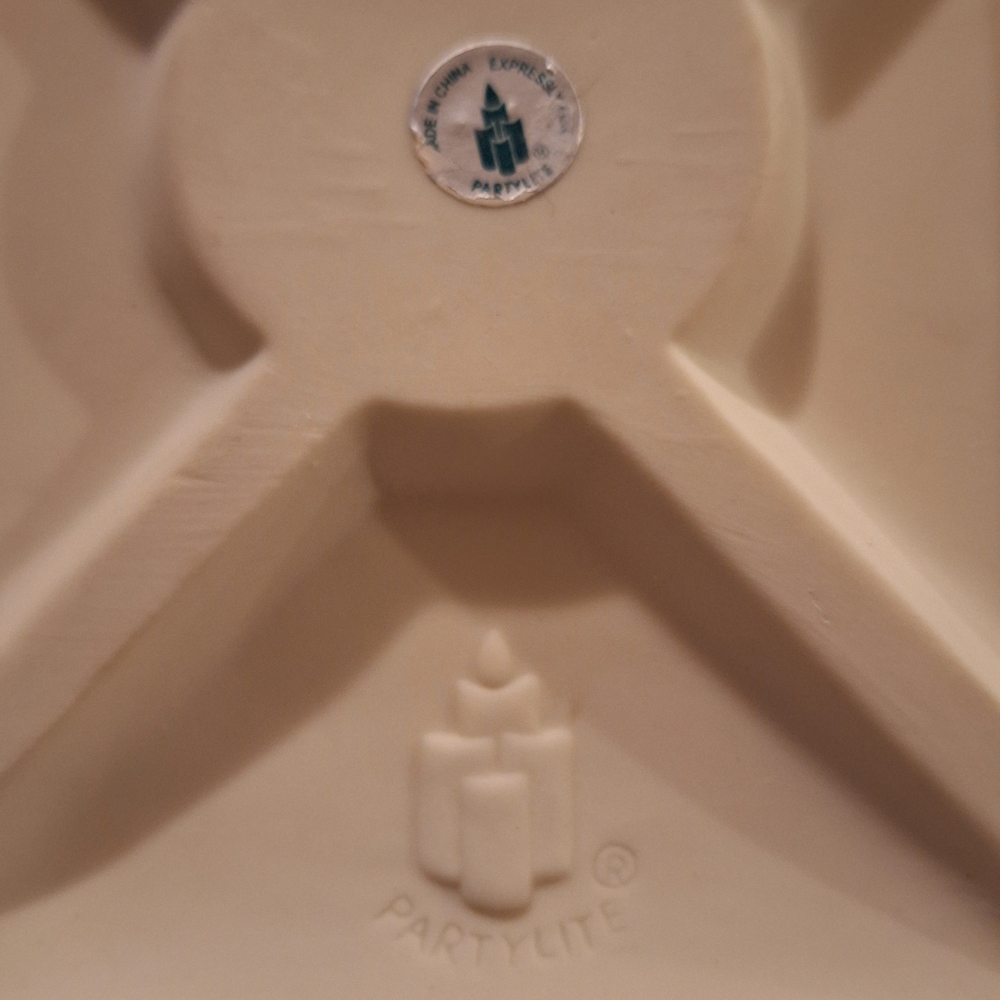 PartyLite Ceramic Bisque Cathedral Candle Holder - Picture 3 of 3
